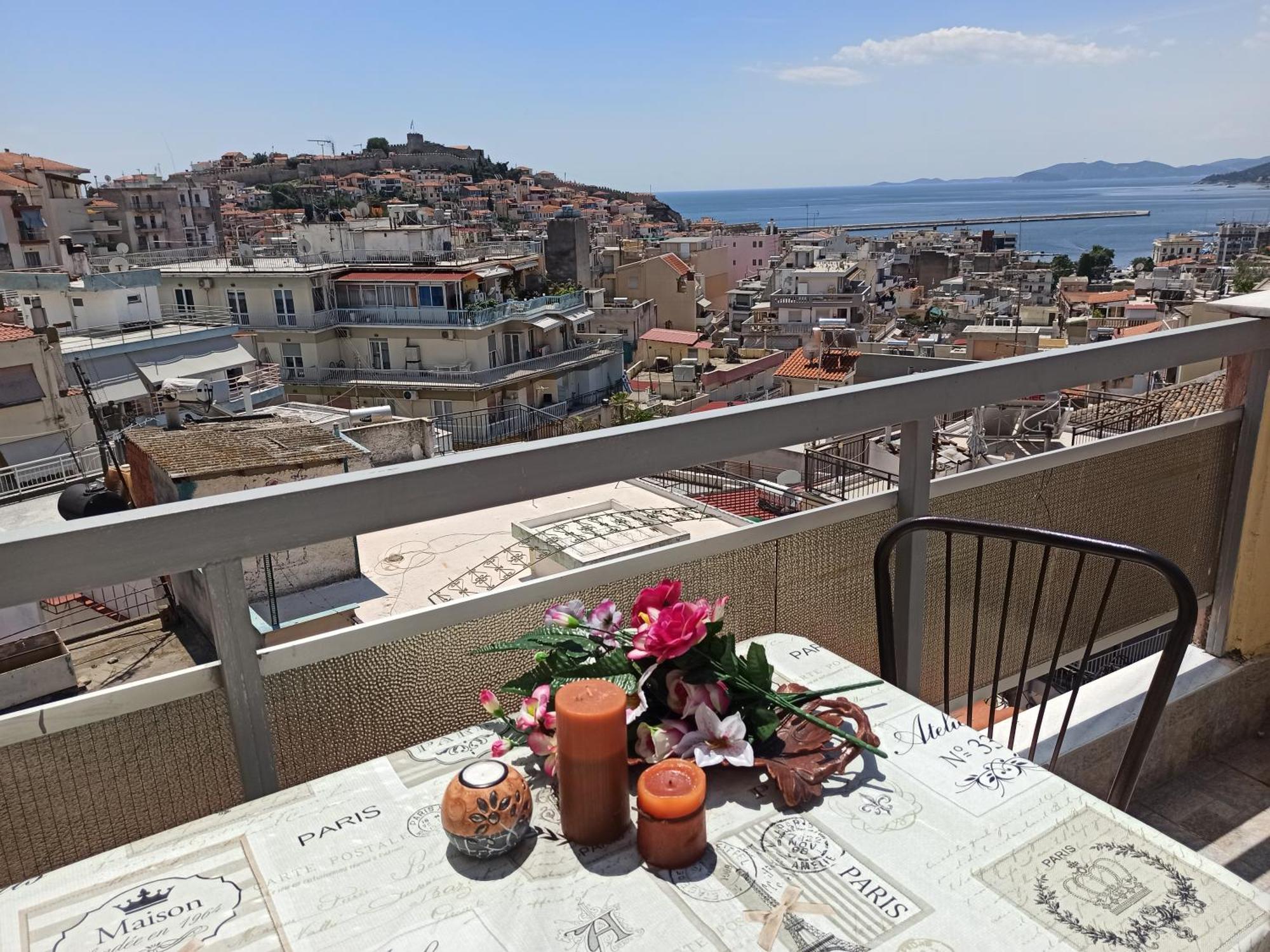 Appartamento Kavala Amazing View Esterno foto